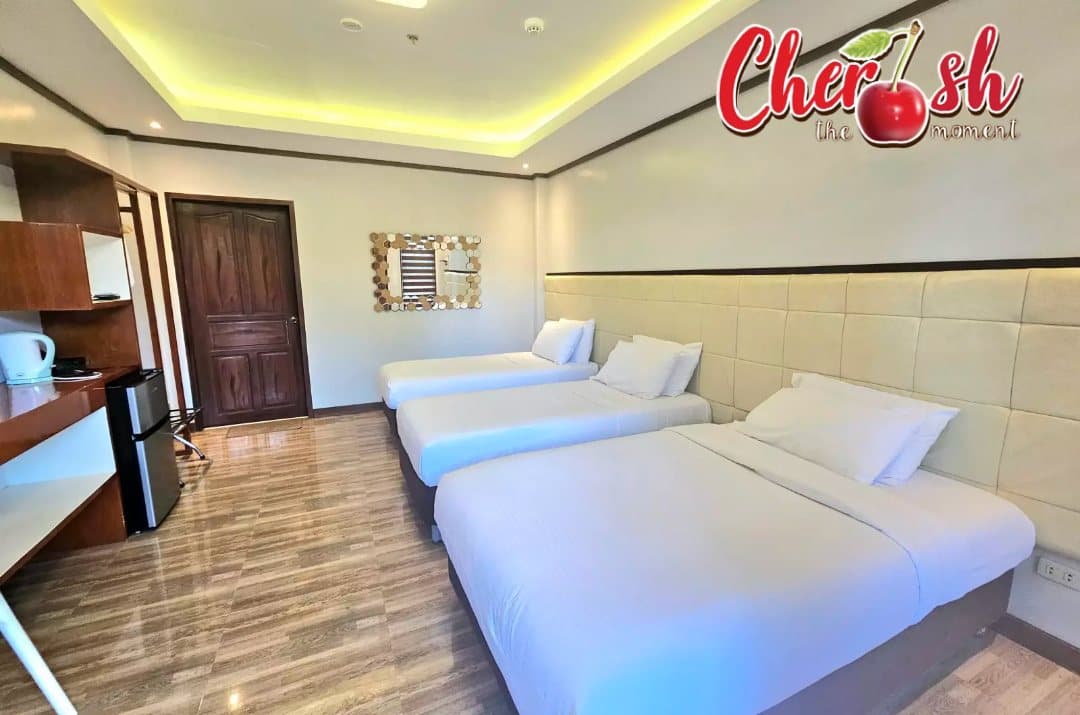Poolside Deluxe Triple Room at Cherish Resort (interim photo)