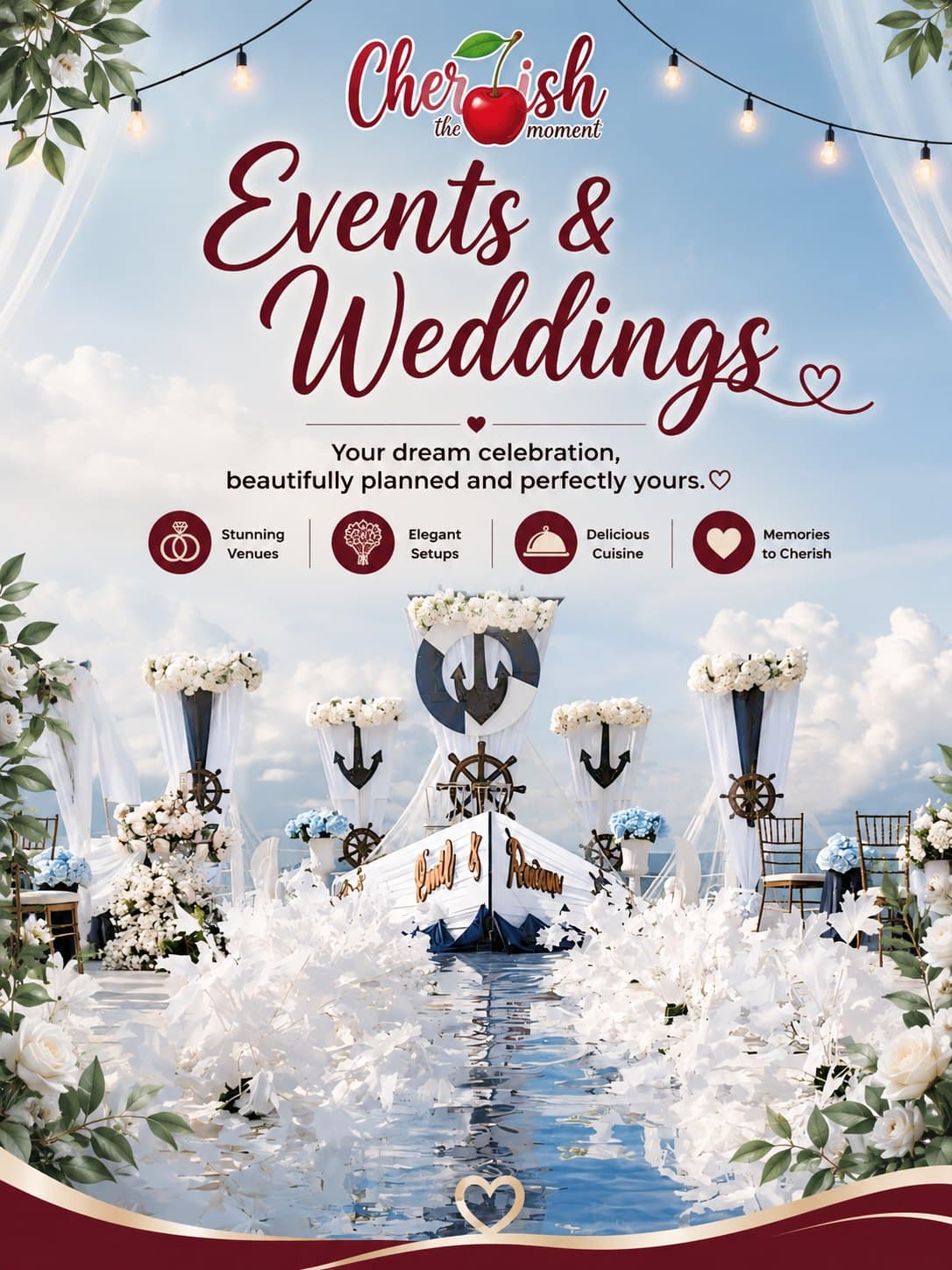 Events & Weddings at Cherish Resort
