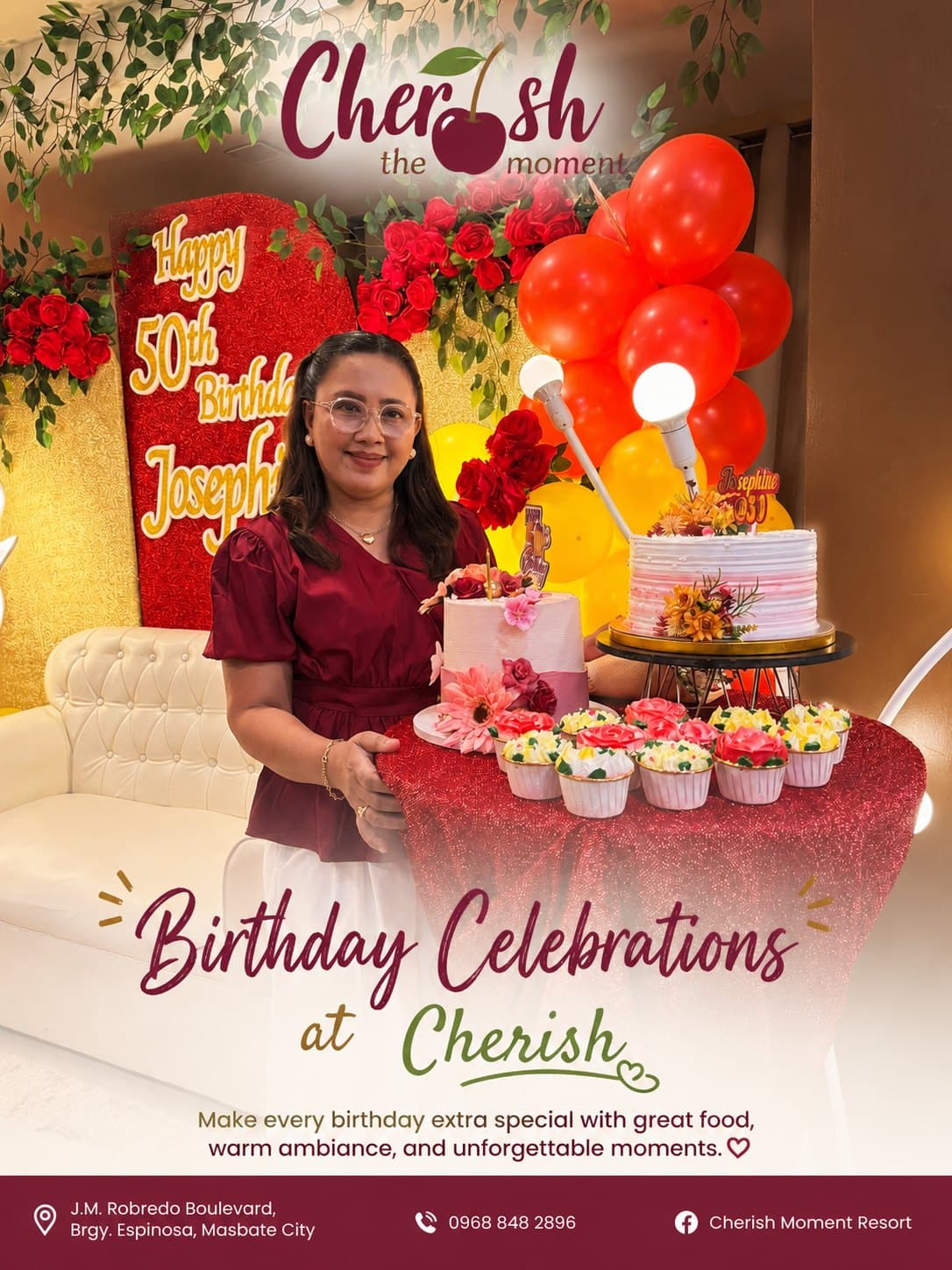 A birthday celebration at Cherish Resort